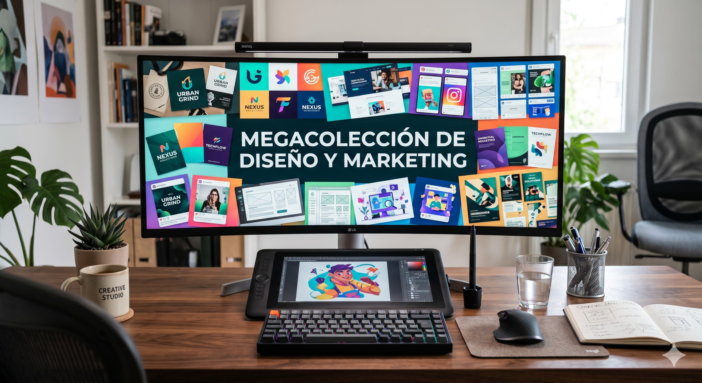 Megacolección diseño y marketing